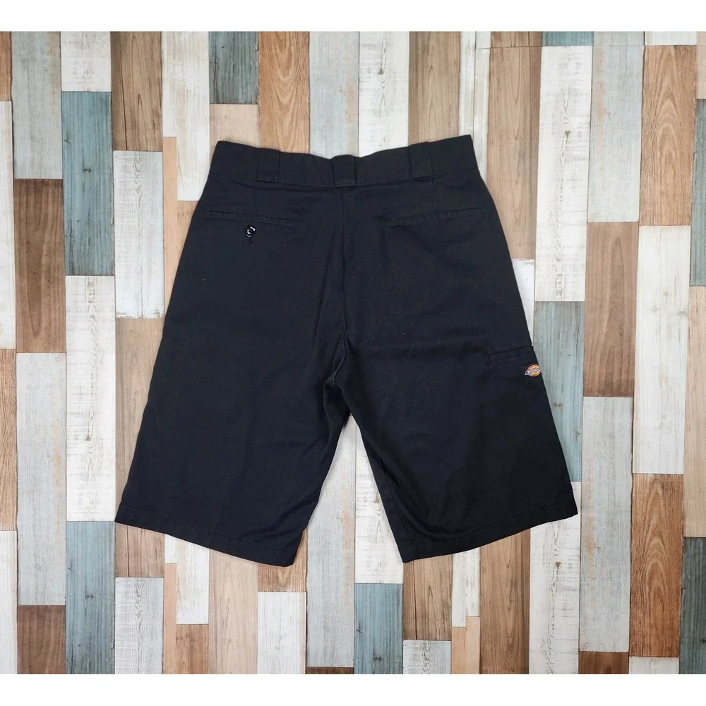 Dickies Relaxed Fit Multi-Pocket Work Shorts Black Mens 34 WR840BK
